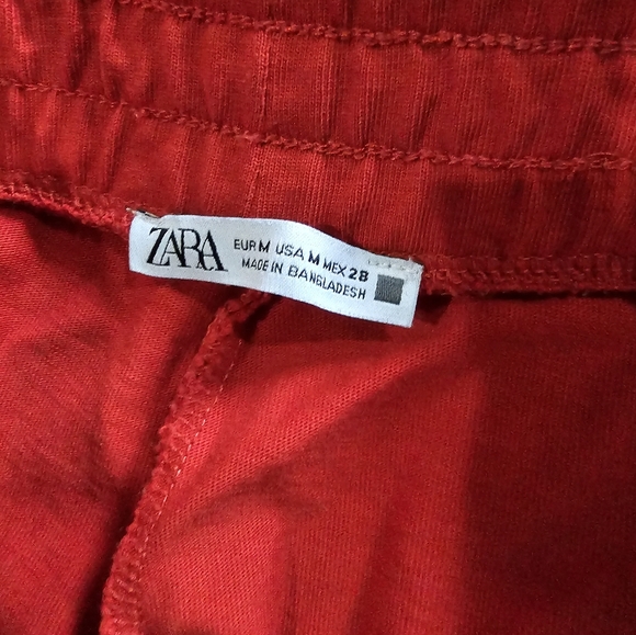 Zara red sweat pants - Picture 2 of 4
